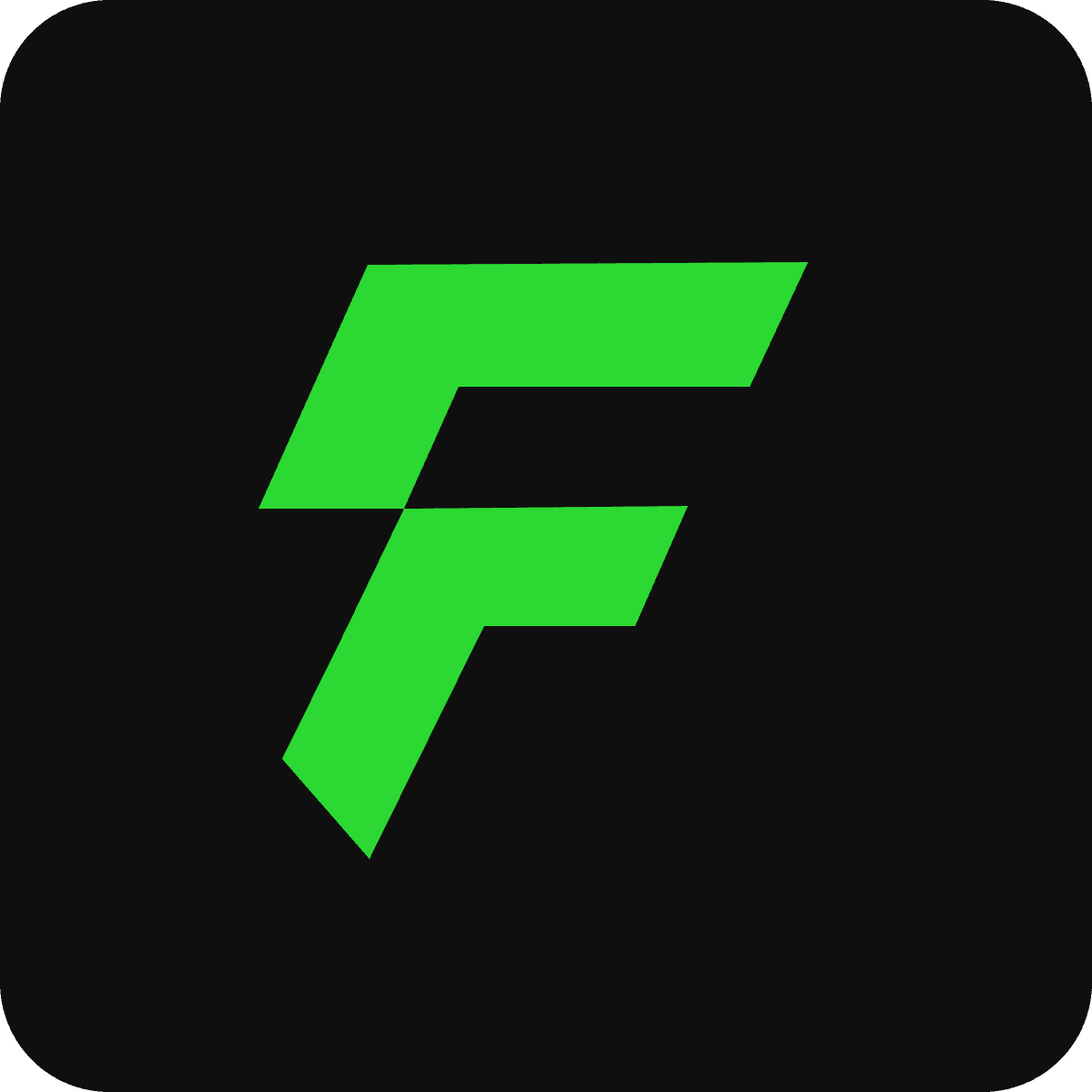 Footerz logo: a stylized green letter F on a black background.